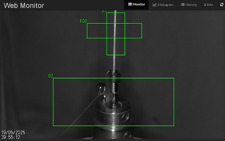 High-Speed-Kamera zur Echtzeit-Überwachung der Isolation von HF-Litzen